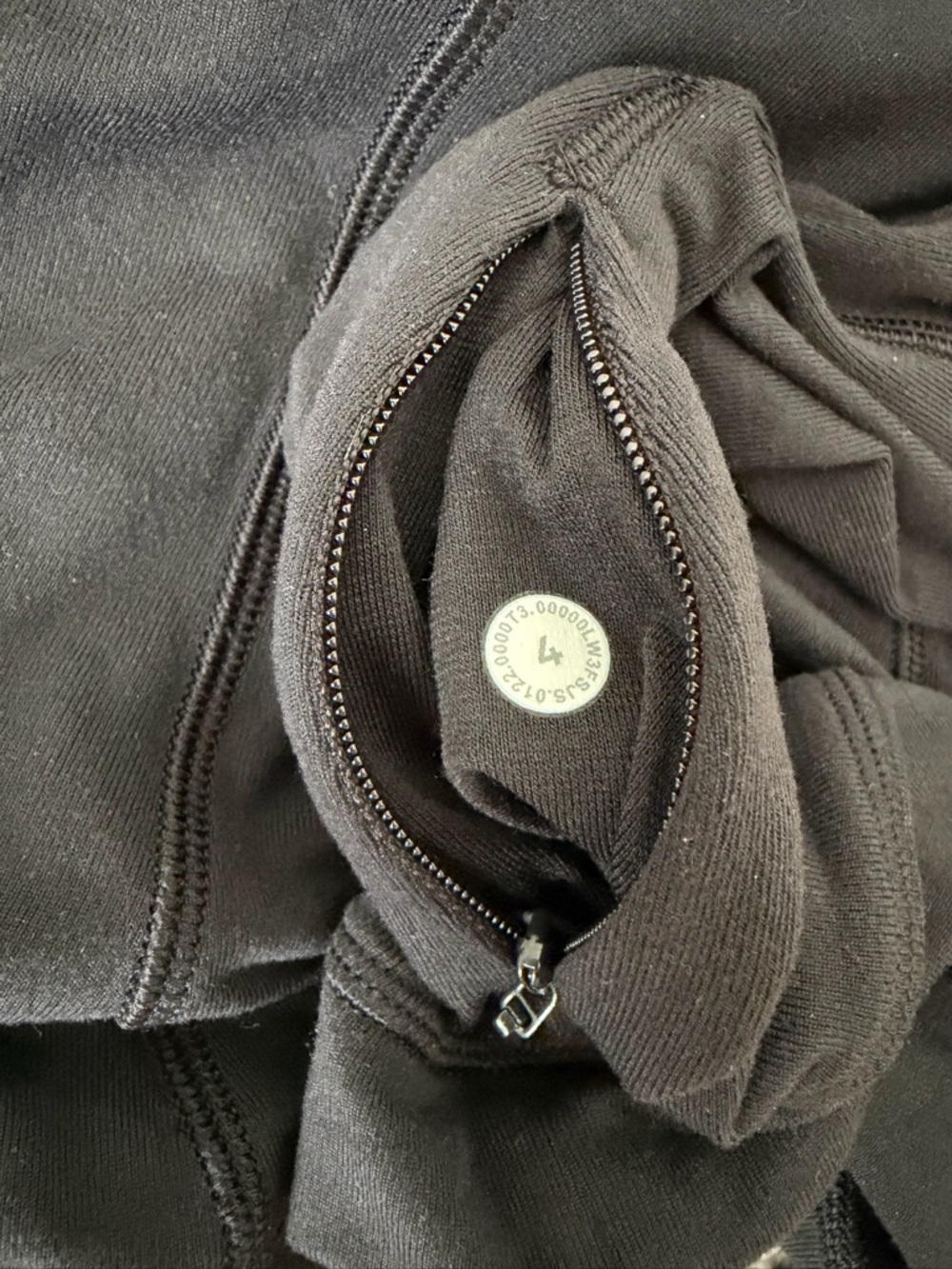 Lululemon Its Rulu Run Long Sleeve Hoodie Black 4 - Picture 4 of 4